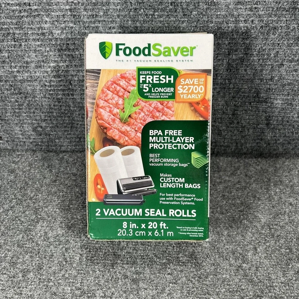 FoodSaver Replacement Seal Ring Clear Plastic FSFSBF0526-NP Vacuum Sealer‎ Rolls